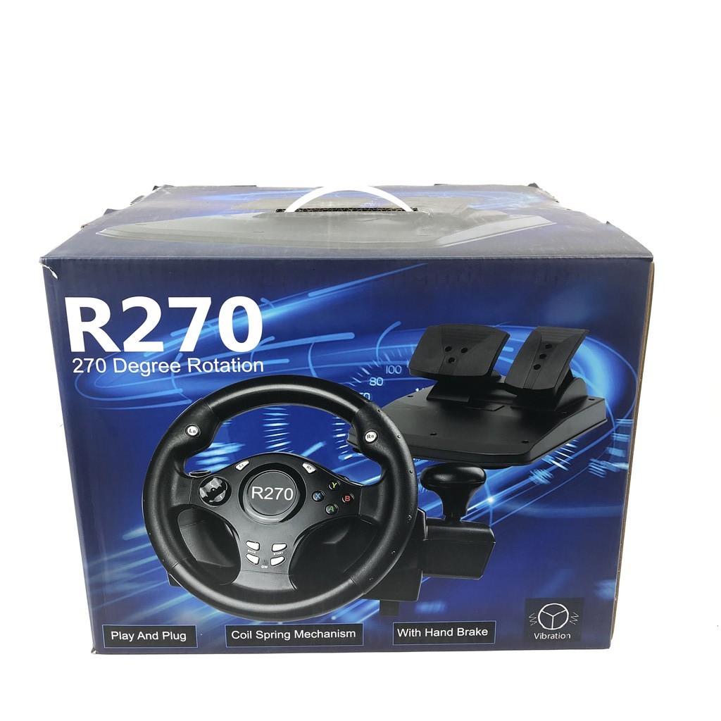 DOYO 270 Degree Rotation Pro Sport Racing Wheel for Multi Platform