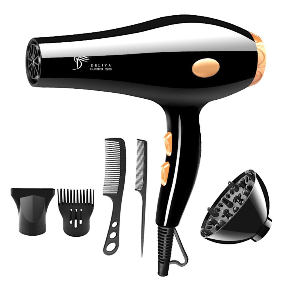 DLY-8033 Deliya Professional Anion Blue-Ray Light Hair Dryer 2200W | Shopee  Malaysia