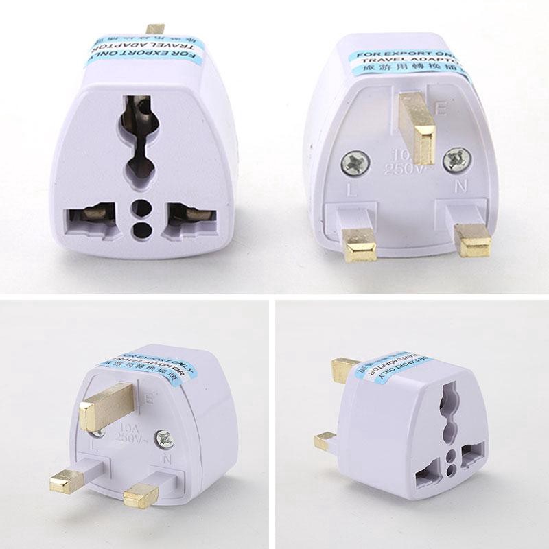 NAIMLEEY ONLINE SHOP 3 Pin Conversion Plug Universal Adapter British Socket Adapter Plug