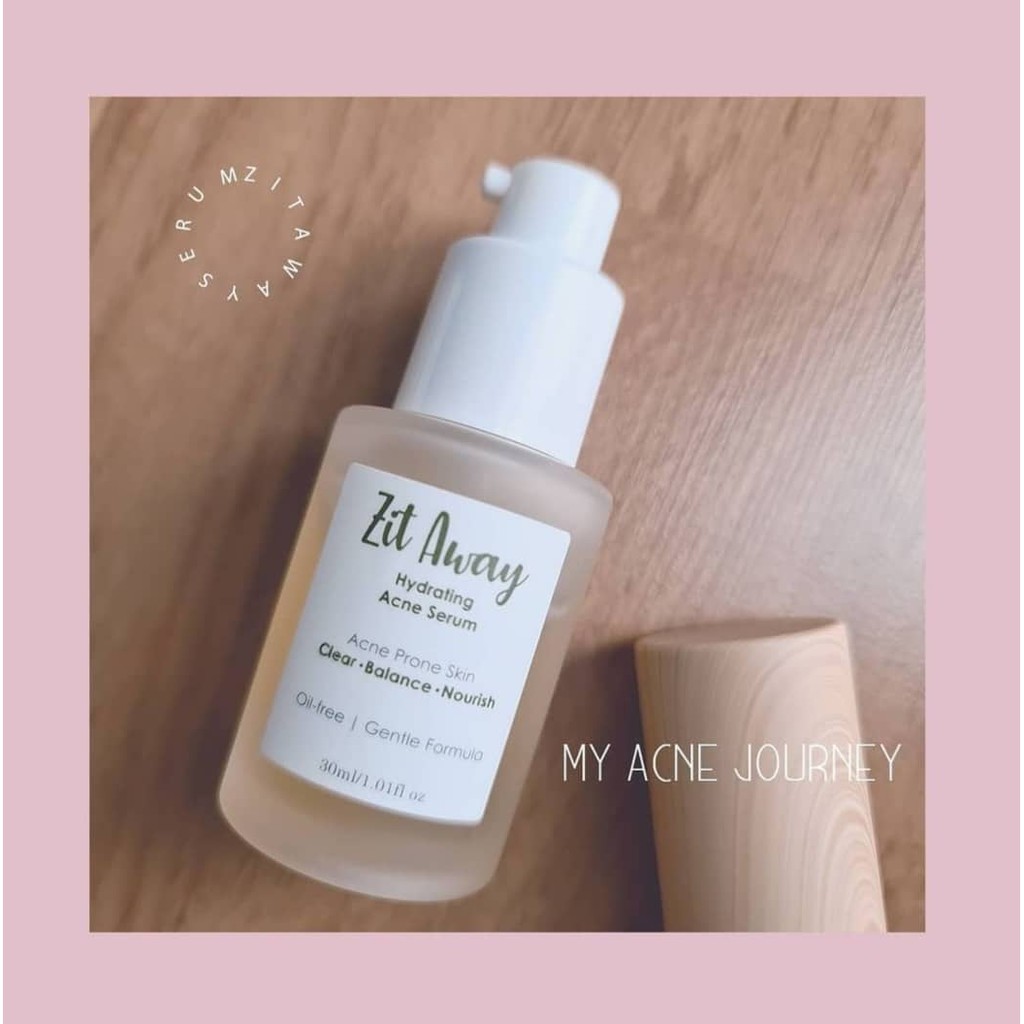 Zit Away Hydrating Acne Serum Free Shipping Shopee Malaysia