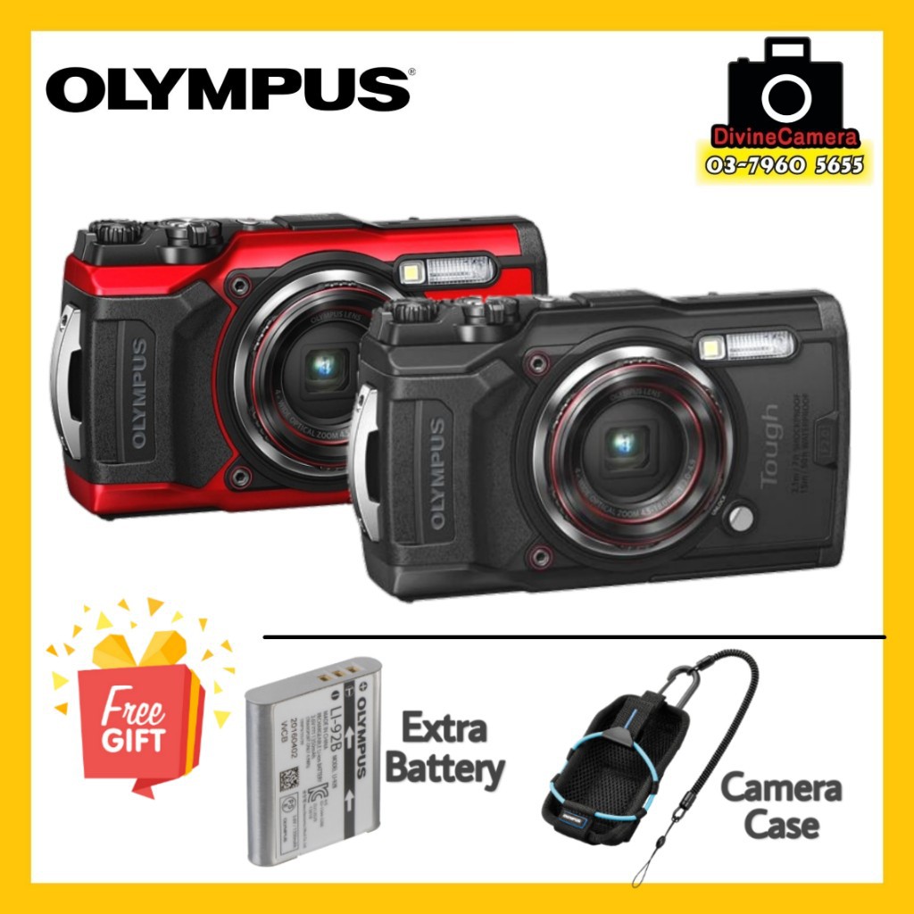 Olympus Tough TG6 Waterproof Compact Camera Shopee Malaysia