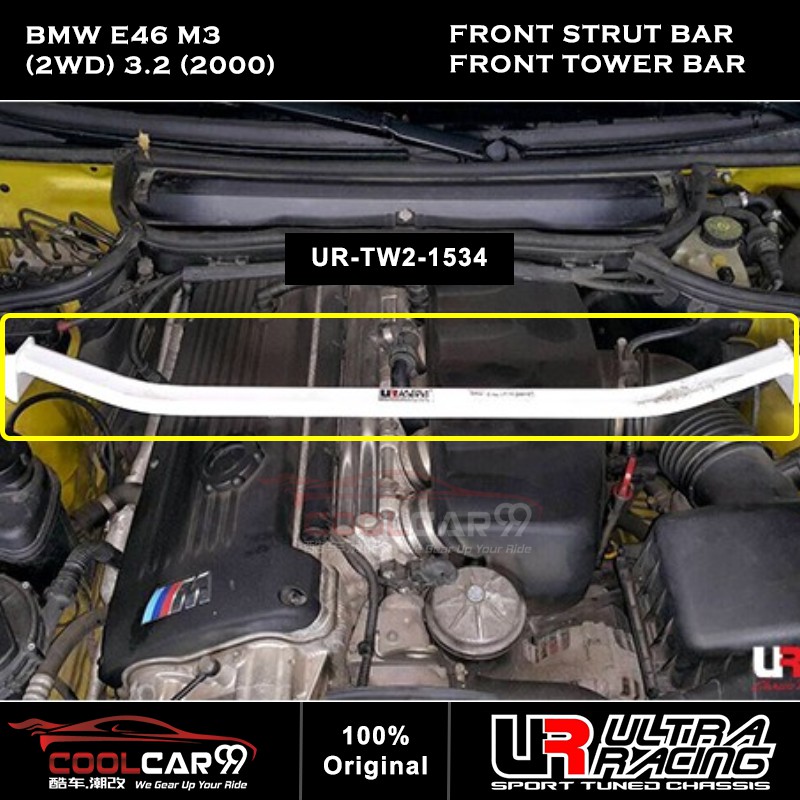 Ultra Racing Bar BMW E46 M3 2WD 3.2 (2000) Safety Bar Front Tower Bar