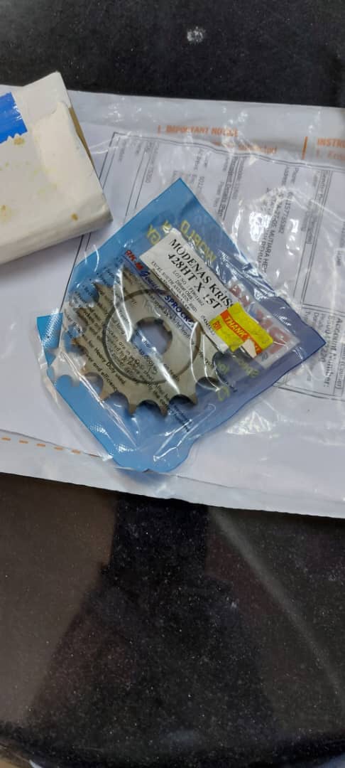 Rkm 428 Front Sprocket Modenas Kriss Gt128 Dinamik 14t 15t Shopee Malaysia