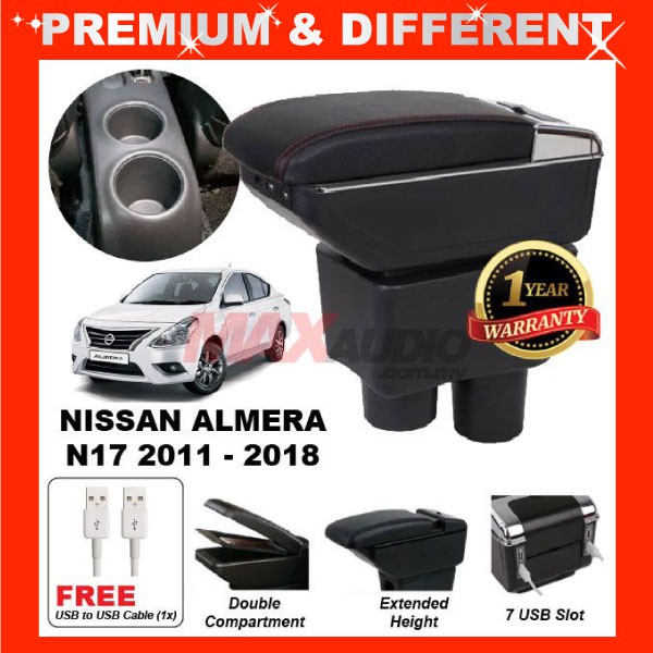 FREE Gift] ARMREST MOST CARS HONDA NISSAN TOYOTA PROTON PERODUA 