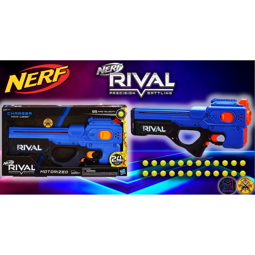AUTHENTIC] Nerf Rival Charger MXX-1200 Motorized Blaster | Shopee Malaysia