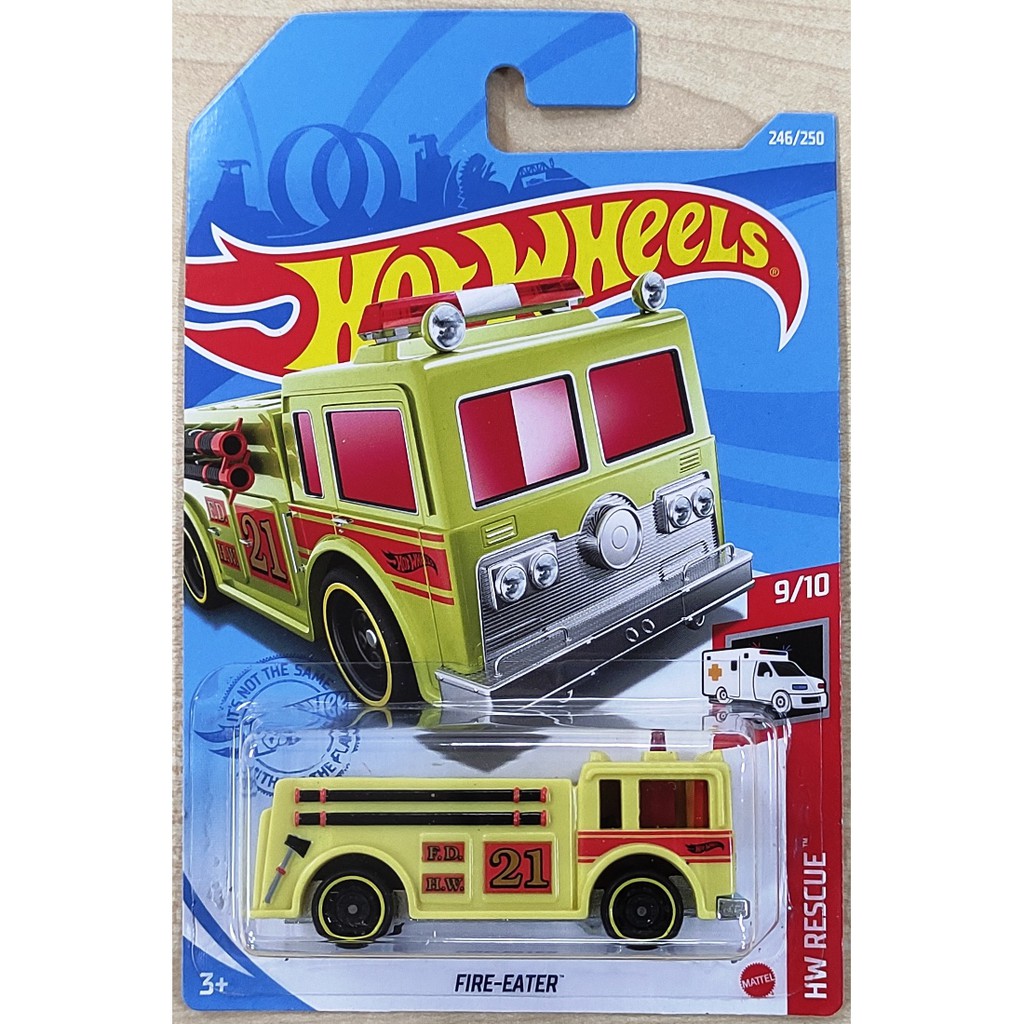 Diecast Cars, Trucks & Vans HOT WHEELS HW RESCUE FIRE-EATER FIRE TRUCK ...