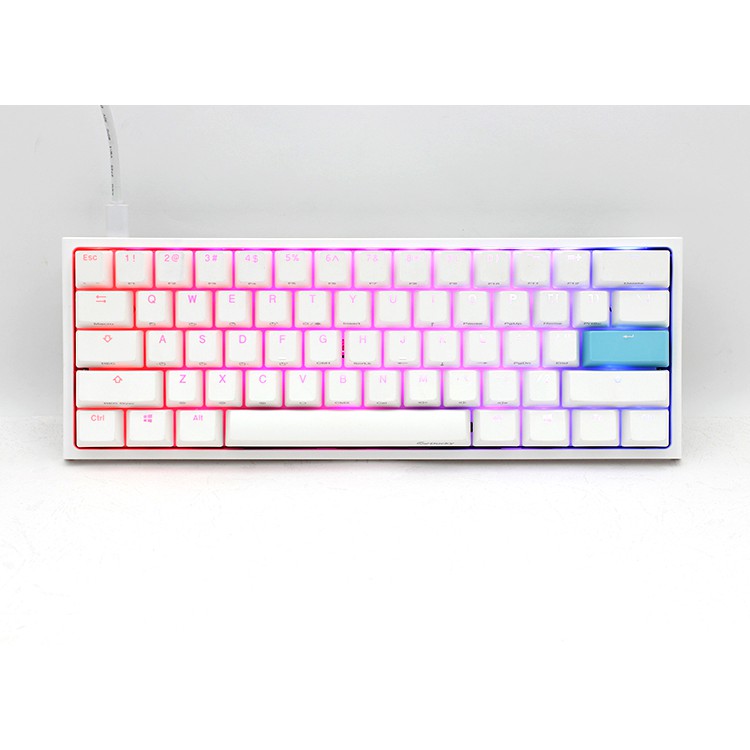 Ducky One 2 Mini White Rgb Mechanical Keyboard Shopee Malaysia