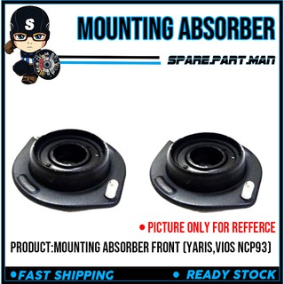1pair Toyota Vios Dugong Ncp93 Prius C Front Absorber Top Mounting Strut Mount Kayaba Kyb 2008 2012 Shopee Malaysia