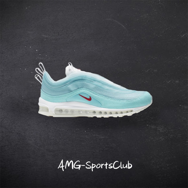 Nike Air Max 97 million flower tube Shanghai limited cloud mint green air cushio Nike Air Max 97 million flower tube Shanghai limited cloud mint green air cushio