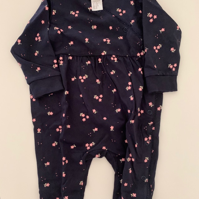 h&m baby girl sleepsuits