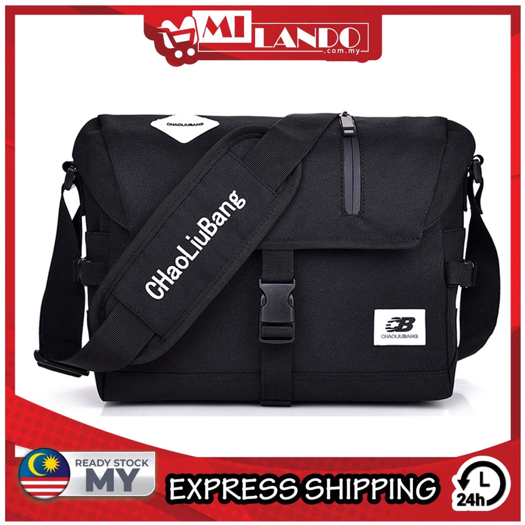 MILANDO Men Stylist Messenger bag School College Briefcase Business Sling Bag Bags Beg Lelaki (Type 12)