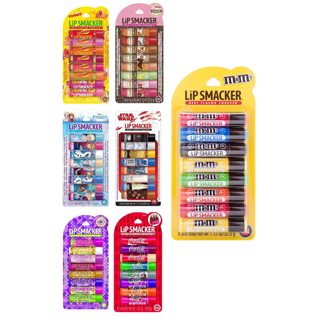 Lip Smacker Party Pack Lip Balm - 8 Count (Choose your flavors) | Shopee  Malaysia