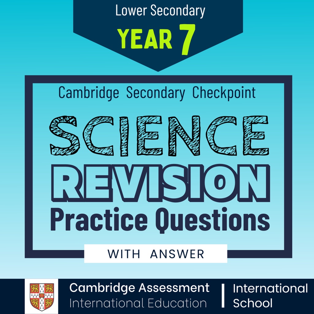 k3 cambridge lower secondary science year 7 workbook answer checkpoint practice questions igcse ks3 science worksheet shopee malaysia