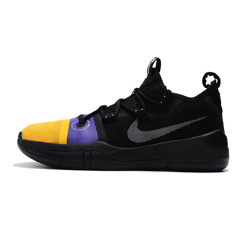 kobe bryant shoes black and yellow