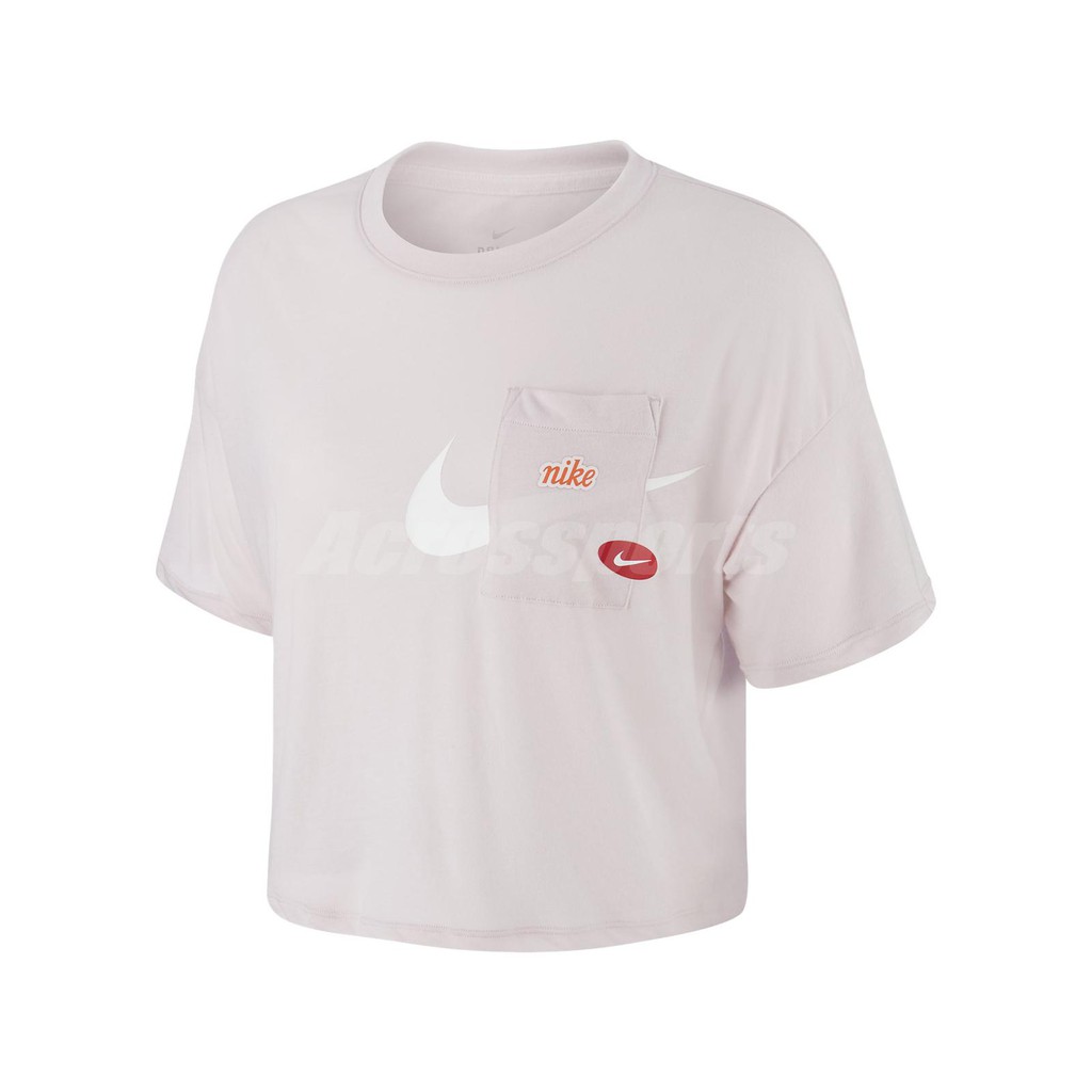 nike pink and white shirt