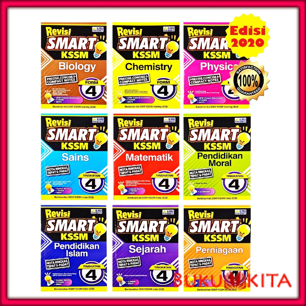 Buy Buku Rujukan  Revisi Smart KSSM Tingkatan 4  Biology / Chemistry