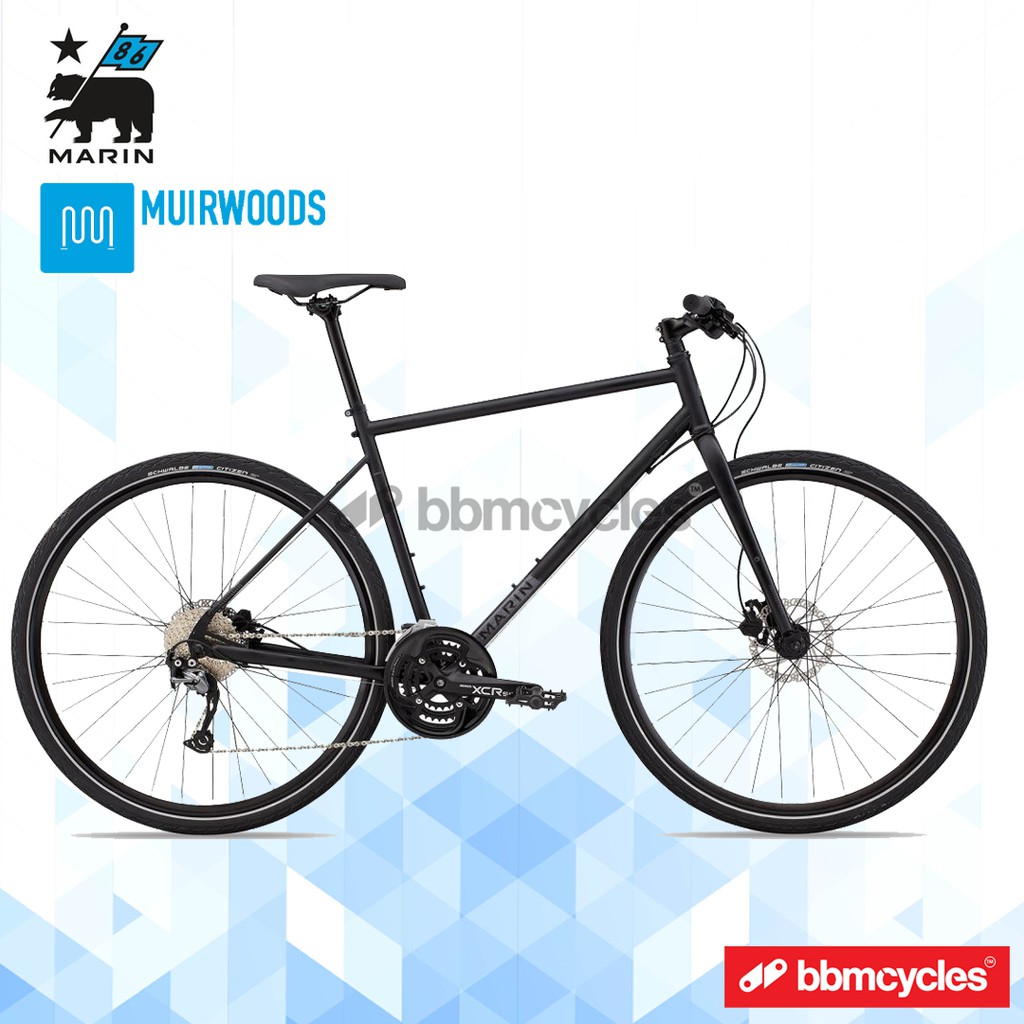 Marin Muirwoods 700c 29er Black Hybrid Urban Bikes Touring Marin Bikes California Commuting Bicycle Shopee Malaysia