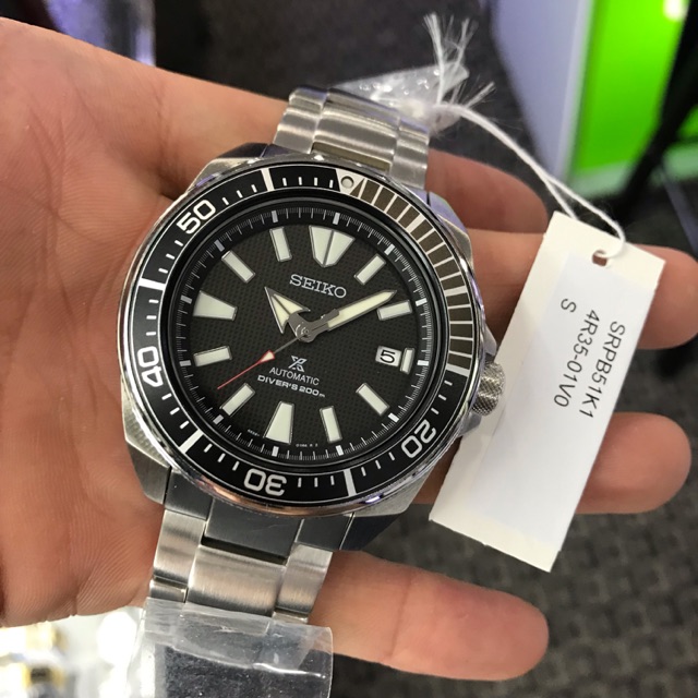 SEIKO PROSPEX SAMURAI AUTOMATIC DIVERS 200M SRPB51 SRPB51K SRPB51K1 |  Shopee Malaysia