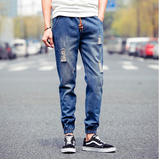 ripped jogger jeans mens