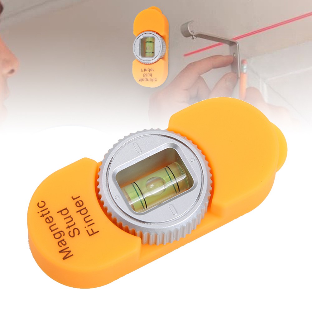 Magnetic Stud Finder Rotating Bubble Vial Wall Metal Wood Studs No Battery Shopee Malaysia