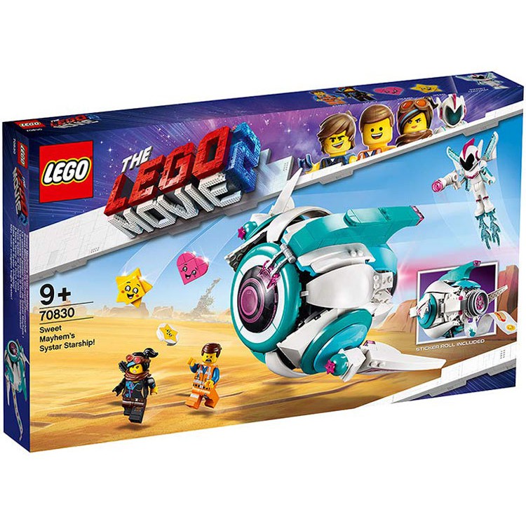 the-lego-movie-70830-sweet-mayhem-s-systar-starship-shopee-malaysia