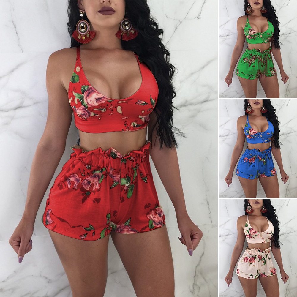 beach wear shorts and tops