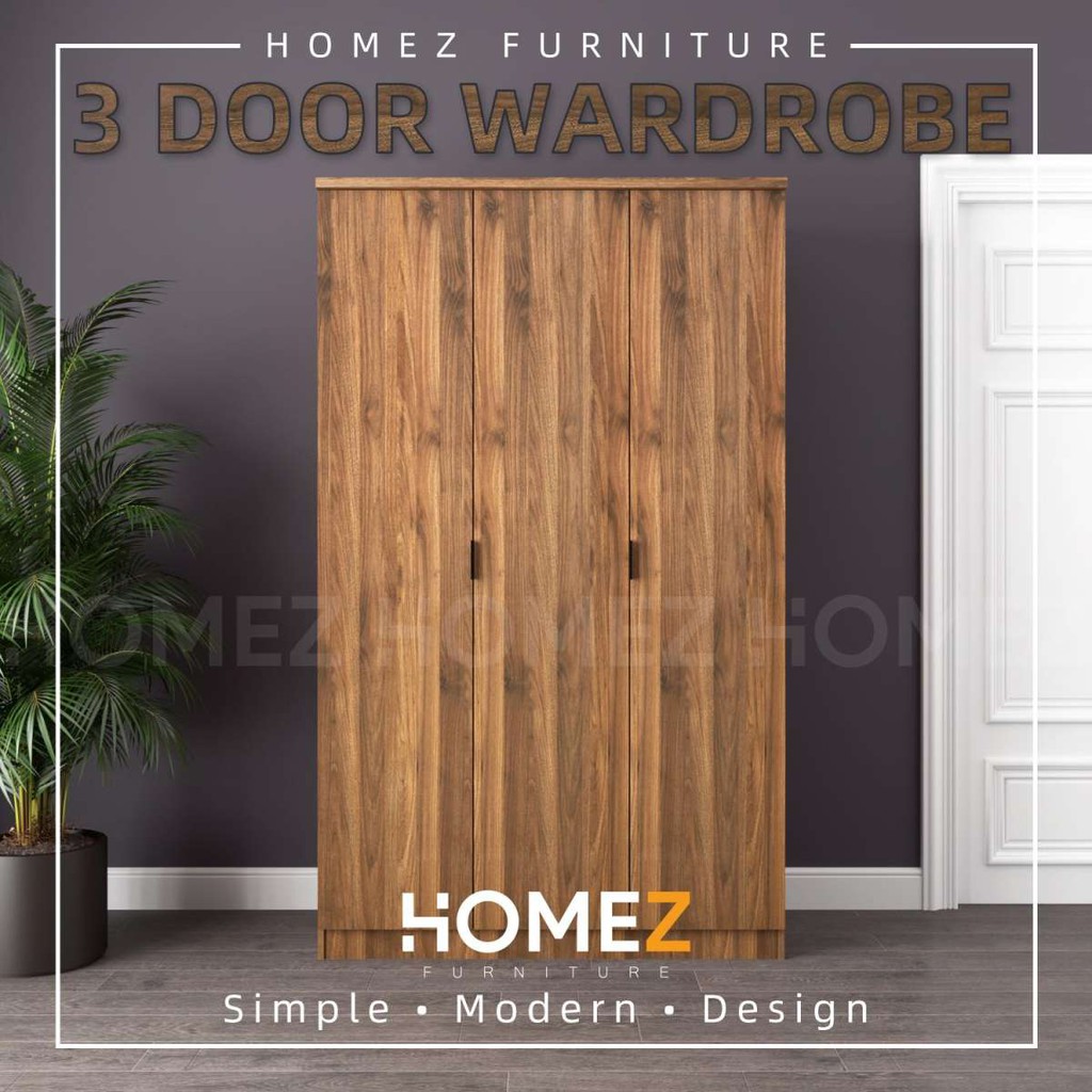 Homez Modernist Design Bedroom Furniture Set Wardrobe Dressing