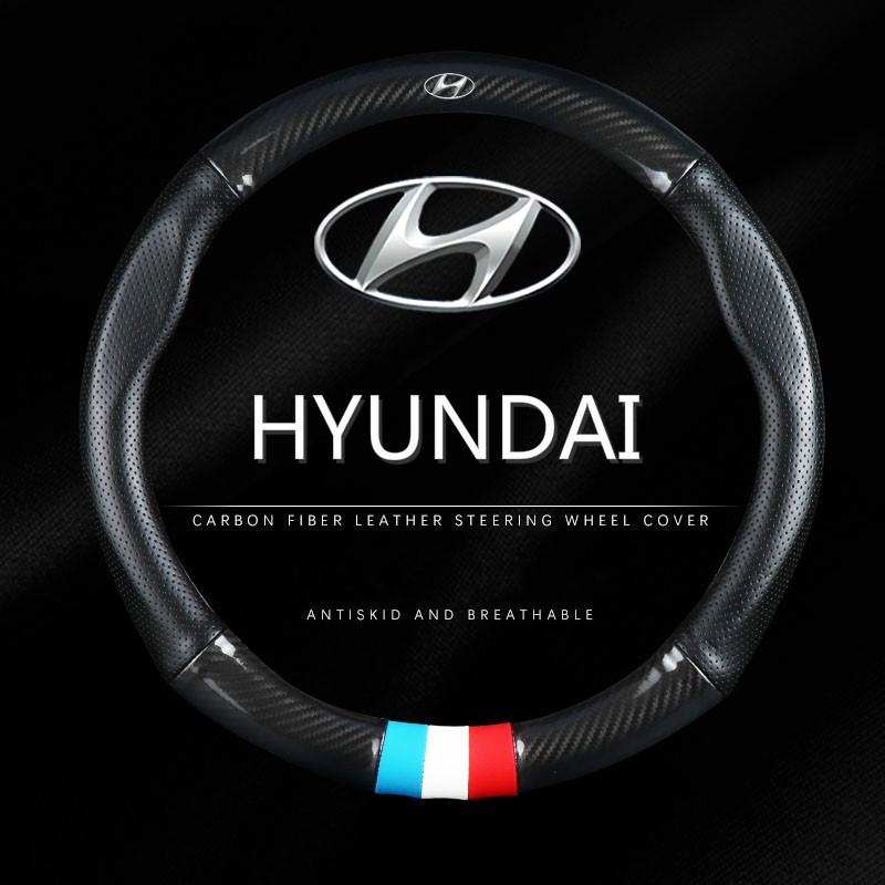 Steering Wheel Cover For Hyundai I10, Leather Steering Wheel Cover, Steering Wheel Cover, Segmented Steering Wheel Protector For Standard Steering