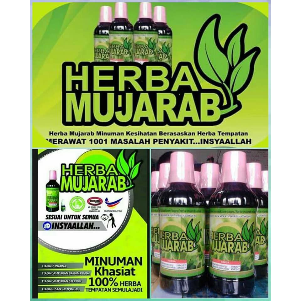 Tonik Herba Mujarab Asli  Shopee Malaysia