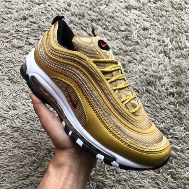 nike air 97 gold
