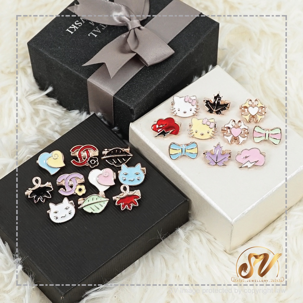 10 Pcs Kerongsang Baby Brooch Random Colour Enamel Pin Baby Pastel Enamel Kerongsang Pastel Comel [ Clearance ]