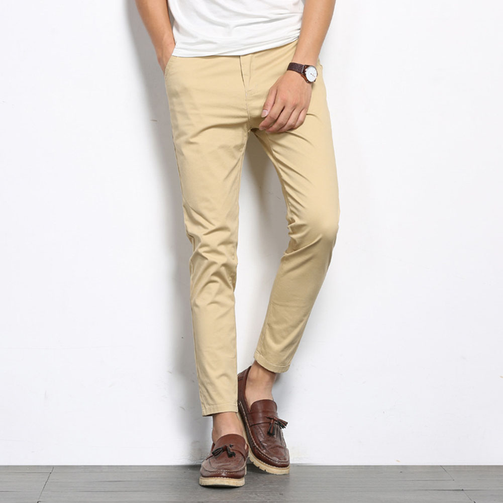 ankle chino pants mens