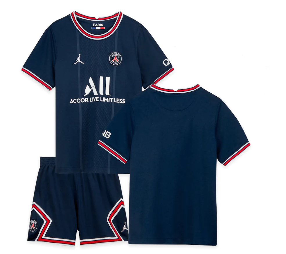 2021 2022 Psg Boys Football Kid Kit Paris Saint Germain Home Children Football Shirt With Shorts Home Soccer Jersey Free Pants Football Suit Shopee Malaysia