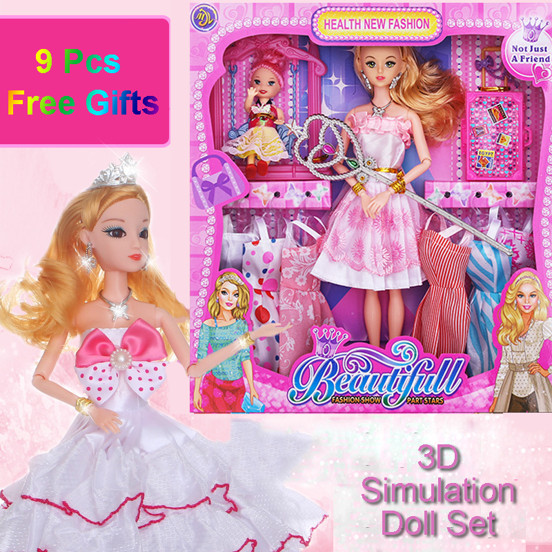 barbie doll game set