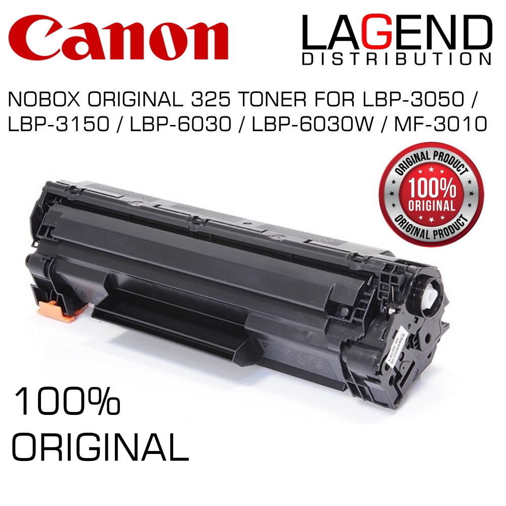 100% Original CANON 325 Toner Cartridge - NO BOX. CANON LBP6030 ...