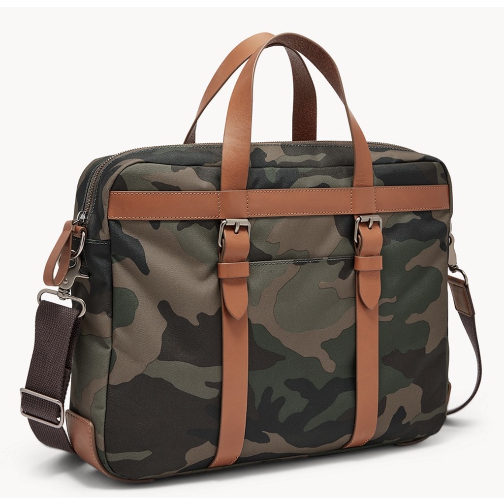 FOSSIL Haskell EW Utility Brief in Camoflage MBG9414998 [NEW AUTHENTIC