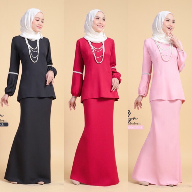  PLUS SIZE FREE SIZE BAJU  KURUNG  MODEN  MURAH  CANTIK 