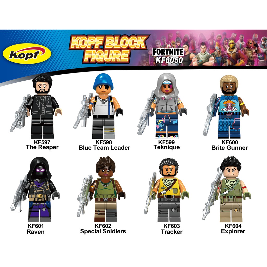 lego minifigures fortnite