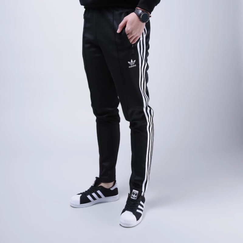 adidas beckenbauer pants black