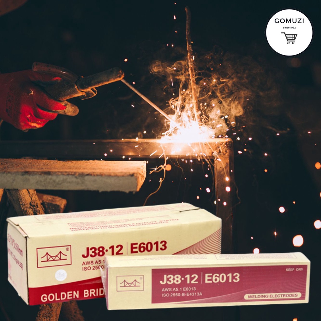 Welding Electrodes TIANJIN GOLDEN BRIDGE (J3812 E6013) Besi Iron