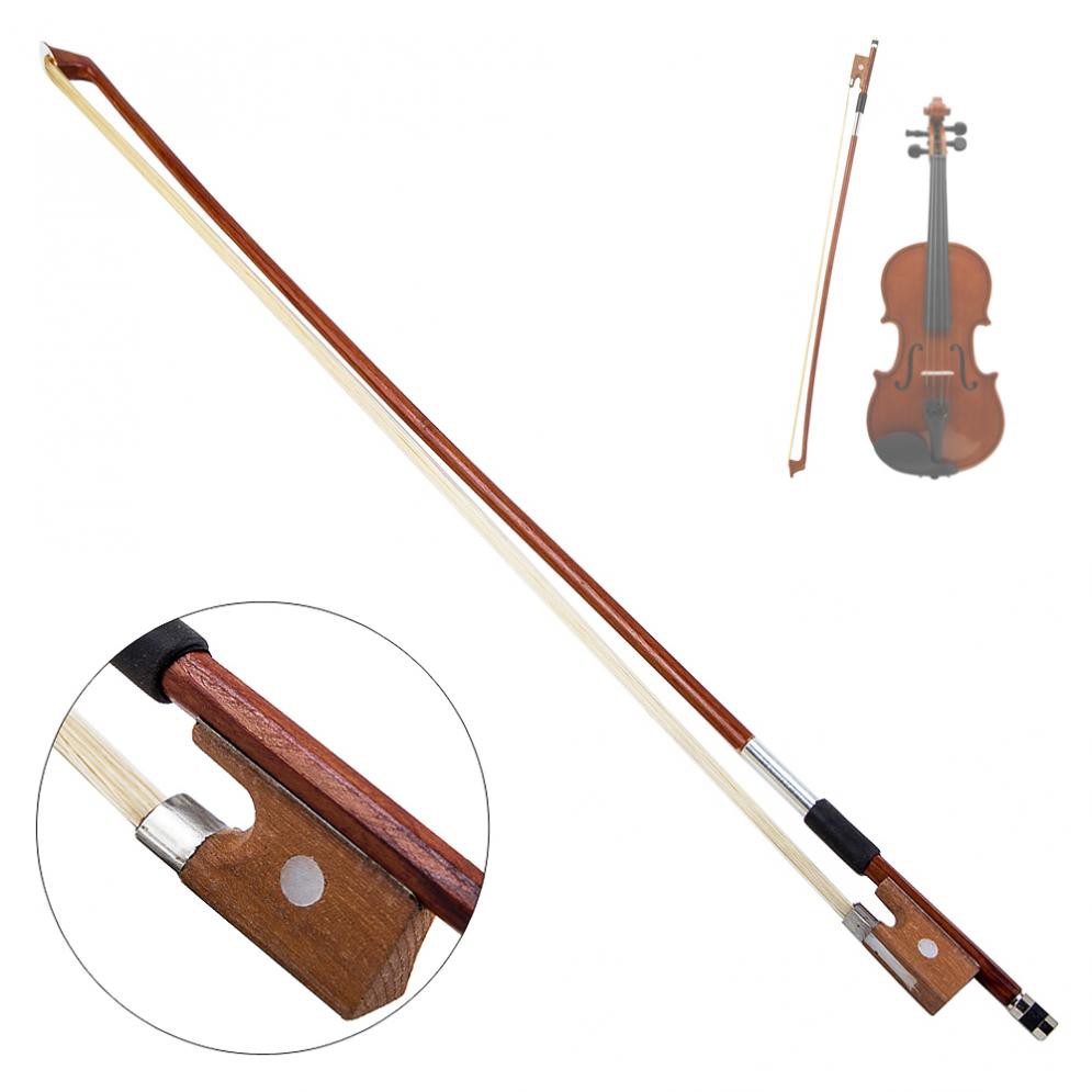 4/4 Arbor Horsehair Violin Bow w/Black Handle Black 