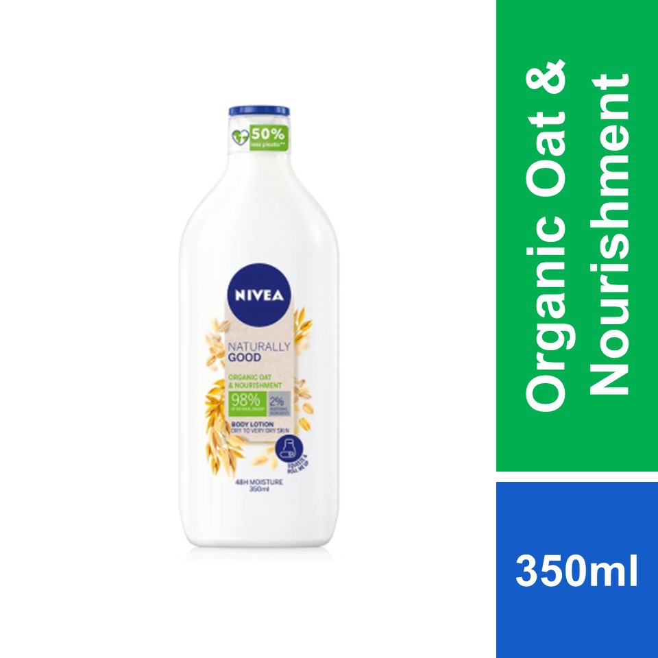NIVEA Body Lotion Natural Good Oat Lotion (350ml) Body Moisturizer