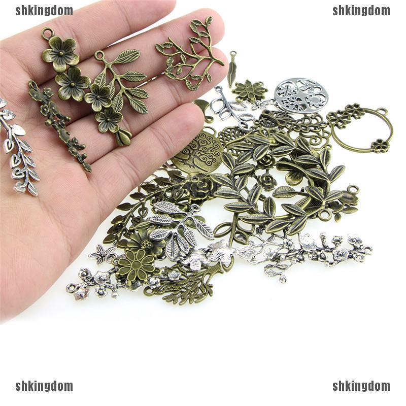 5pcs 6mm//8mm DIY Crafts Findings Mixed Style Beads Stainless Steel Pendants