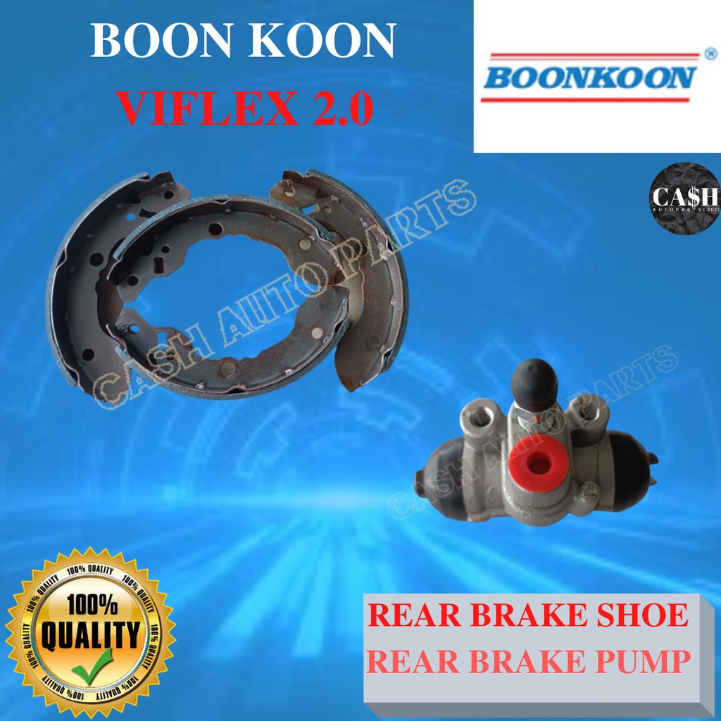 BOON KOON VIFLEX 2.0 REAR BRAKE SHOE/ REAR BRAKE PUMP BOONKOON VIFLEX
