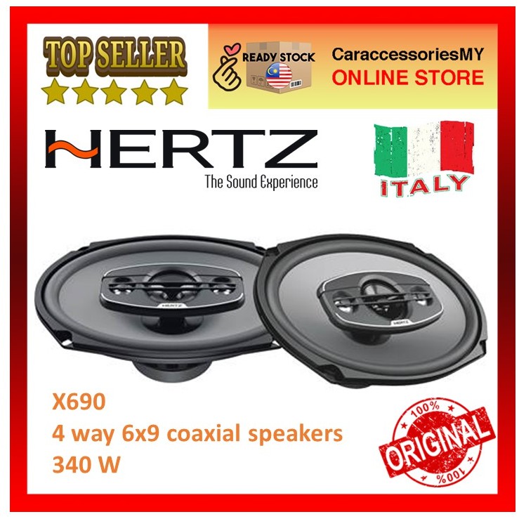 Hertz Uno X 690 4-Way Coaxial Speaker (340W/6 x 9)