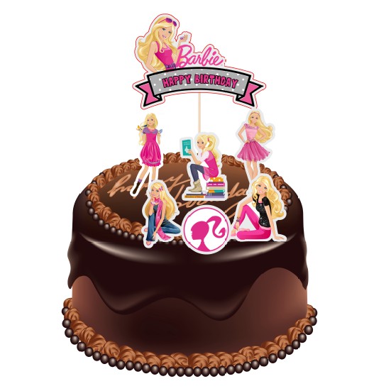 barbie cake set