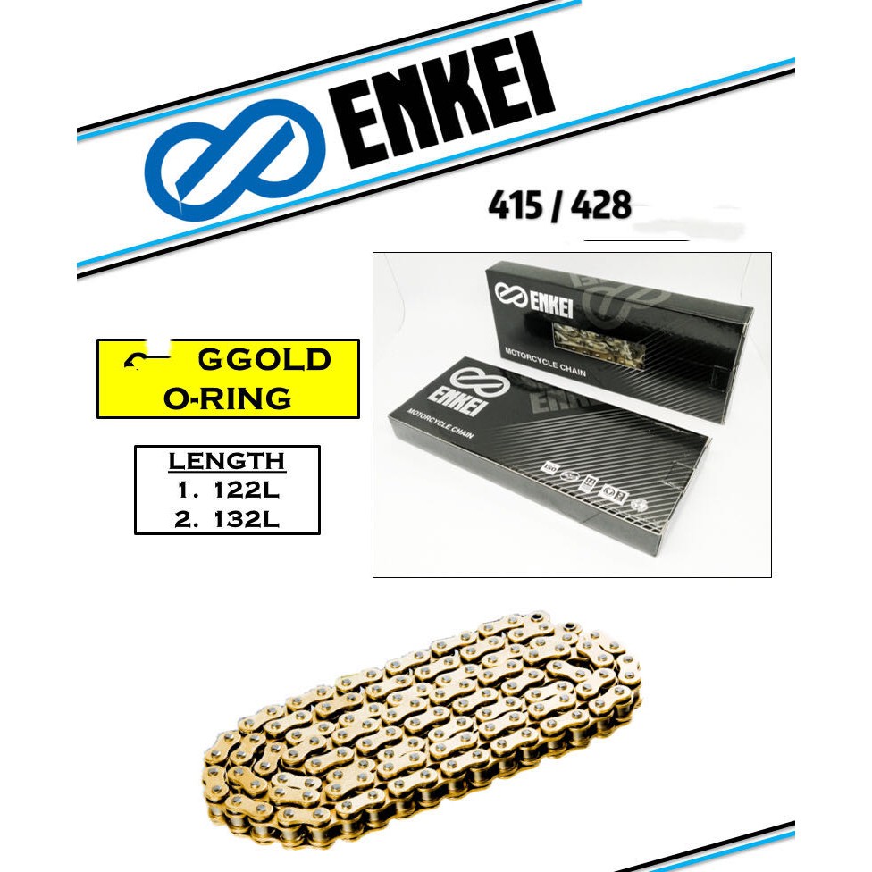 Sprocket Chain O Ring Oring Enkei Pro Circuit 428 415 Y15 V1 V2 Lc135 Rs150 Fz150 Heavy Duty