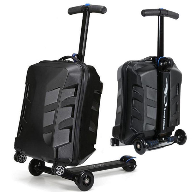kids hand luggage scooter