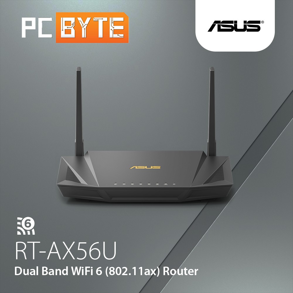 ASUS RTAX56U AX1800 DUAL BAND WIFI 6 (802.11ax) ROUTER Shopee Malaysia
