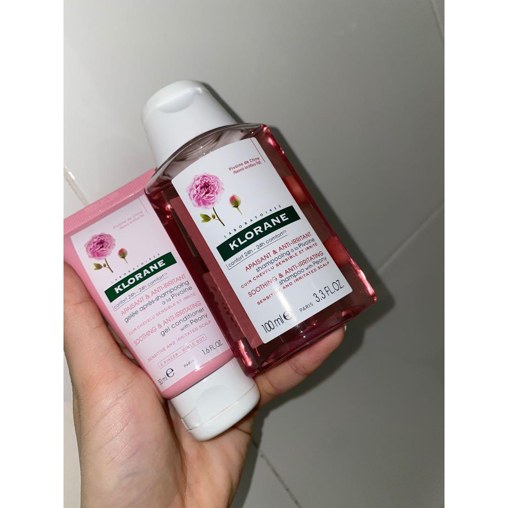 Klorane Peony Soothing & Anti-Irritating Shampoo 400ml | Shopee Malaysia
